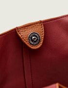 COCCINELLE Geantă shopper + borsetă C-Easy | piele întoarsă