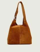 COCCINELLE Geantă shopper + borsetă C-Eeasy | piele întoarsă
