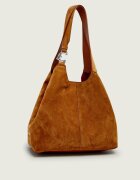 COCCINELLE Geantă shopper + borsetă C-Eeasy | piele întoarsă