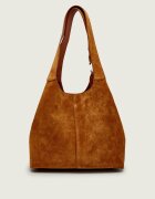 COCCINELLE Geantă shopper + borsetă C-Eeasy | piele întoarsă