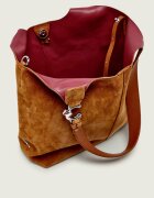COCCINELLE Geantă shopper + borsetă C-Eeasy | piele întoarsă