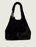 COCCINELLE Geantă shopper C-Easy | shearling cu adaos de piele