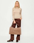 COCCINELLE Geantă shopper Elinor | piele întoarsă