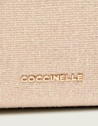 COCCINELLE Geantă shopper Sabine cu adaos de piele