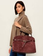 COCCINELLE Geantă shopper Sabine | piele întoarsă
