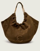 COCCINELLE Geantă shopper Smash | piele întoarsă