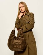 COCCINELLE Geantă shopper Smash | piele întoarsă