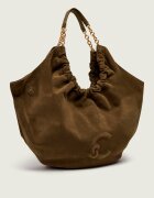 COCCINELLE Geantă shopper Smash | piele întoarsă