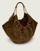 COCCINELLE Geantă shopper Smash | piele întoarsă