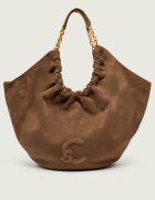 COCCINELLE Geantă shopper Smash | piele întoarsă