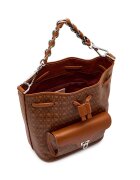 COCCINELLE Geantă tip sac Beat cu adaos de piele