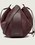 COCCINELLE Geantă tip sac + borsetă Boom | zamsz cu adaos de piele