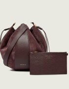 COCCINELLE Geantă tip sac + borsetă Boom | zamsz cu adaos de piele