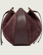 COCCINELLE Geantă tip sac + borsetă Boom | zamsz cu adaos de piele