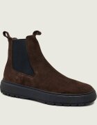 COPENHAGEN STUDIOS Ghete chelsea CPH603M | zamsz cu adaos de piele
