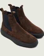 COPENHAGEN STUDIOS Ghete chelsea CPH603M | zamsz cu adaos de piele