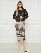 Desigual Geacă de piele CHAQ_SACRAMENTO | Oversize fit