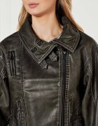 Desigual Geacă de piele CHAQ_SACRAMENTO | Oversize fit