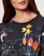 Desigual Pulover Nantes Lacroix | Slim Fit | cu adaos de in