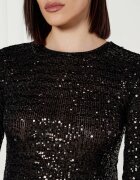DKNY Bluză PAILLETTES | Regular Fit