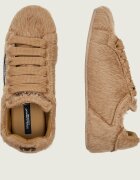 Dolce & Gabbana De lână sneakers Portofino Soft cu adaos de piele | shearling
