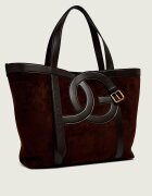 Dolce & Gabbana Geantă shopper + borsetă DG Belt | piele întoarsă