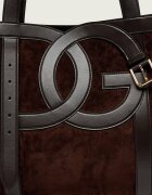 Dolce & Gabbana Geantă shopper + borsetă DG Belt | piele întoarsă