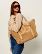 Dolce & Gabbana Geantă shopper + borsetă DG Belt | piele întoarsă
