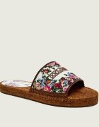 Dolce & Gabbana Șlapi cu adaos de piele