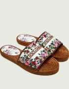 Dolce & Gabbana Șlapi cu adaos de piele