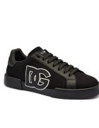 Dolce & Gabbana Sneakers cu adaos de piele