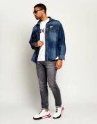 Dsquared2 Sneakers D2 Flow cu adaos de piele