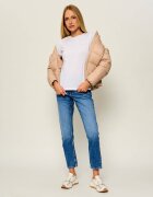 EA7 Sneakers cu adaos de piele