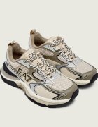 EA7 Sneakers cu adaos de piele