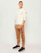 EA7 Sneakers cu adaos de piele