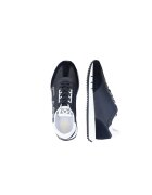 EA7 Sneakers cu adaos de piele
