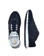 EA7 Sneakers cu adaos de piele