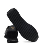 EA7 Sneakers cu adaos de piele