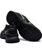 EA7 Sneakers cu adaos de piele