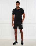 EA7 Sneakers cu adaos de piele
