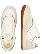 EA7 Sneakers cu adaos de piele