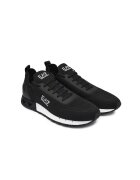 EA7 Sneakers cu adaos de piele