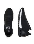 EA7 Sneakers cu adaos de piele