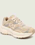 EA7 Sneakers cu adaos de piele