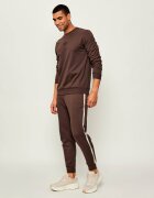 EA7 Sneakers cu adaos de piele