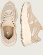 EA7 Sneakers cu adaos de piele