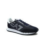EA7 Sneakers cu adaos de piele