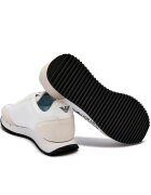 EA7 Sneakers cu adaos de piele