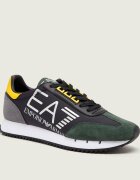 EA7 Sneakers cu adaos de piele