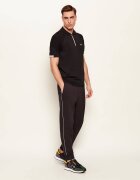 EA7 Sneakers cu adaos de piele